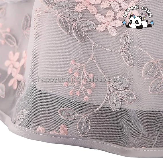 LEZONKIDS - 2024 Hot Sale Lace Princess Wedding Baptism Dress Long Sleeve Formal Party Wear for Girl